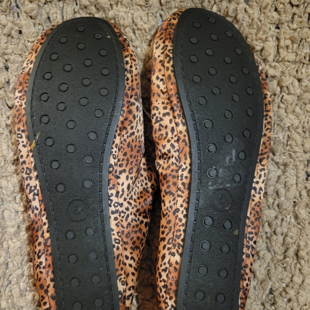MOSSIMO SUPPLY CO Leopard Print Flat Ballet Shoes Size 6 - Picture 9 of 11
